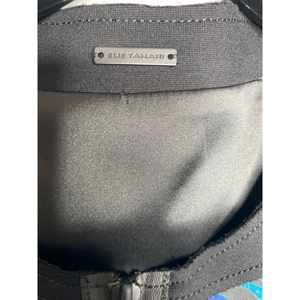 ELIE TAHARI WOMEN'S MILA FLORAL WATERCOLOR SHEATH DRESS SZ 4 - Picture 5 of 6